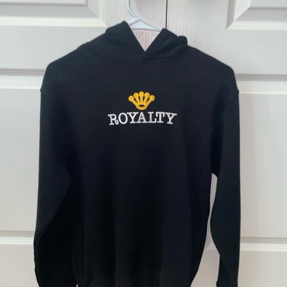 Royalty For Me Black and Yellow Sweater